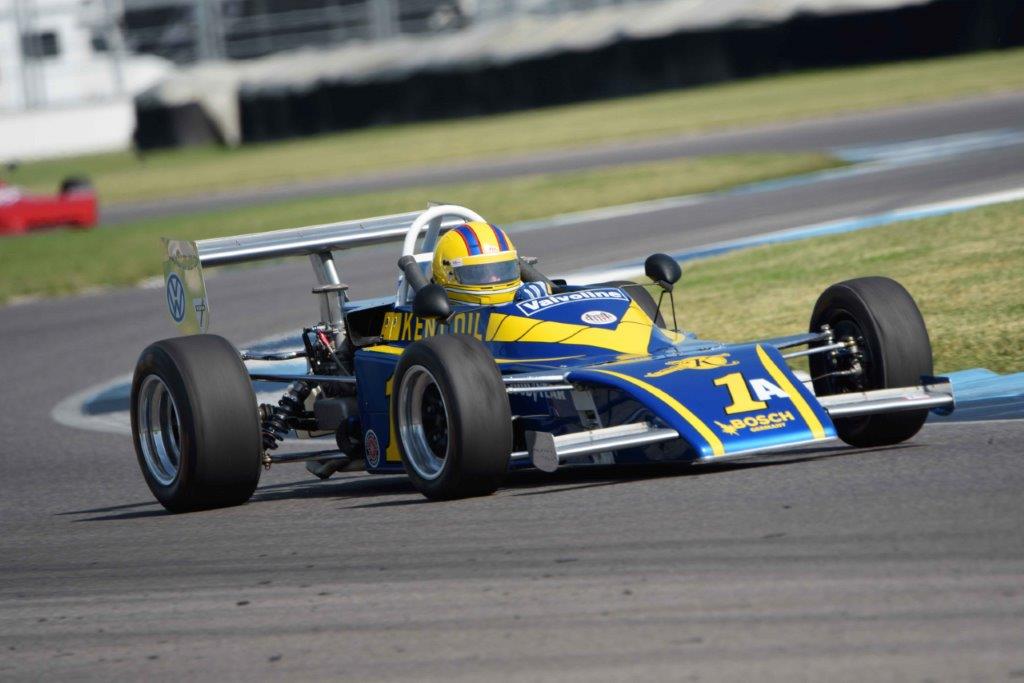 The car has been restored to it’s appearance in 1977. 1977 was the last year for air-cooled Super Vees, before the water-cooled cars were introduced. This car appeared on two magazine covers in 1977 (Formula Magazine and SportsCar). This car was last raced professionally in 1977 by Tom Bagley who went on to race Indy cars. This car won the 1973 SCCA Runoffs, the 1976 Bosch Gold Cup and the 1977 Mini Indy Championships and has 15 Pro Super Vee race wins.<br>
1973 SCCA Formula Super Vee Runoffs Champion - Harry Ingle<br>
1974 SCCA Runoffs and Bosch Gold Cup Second Place - Harry Ingle<br>
1975 Bosch Gold Cup Series – 2nd – Tom Bagley<br>
1976 Bosch Gold Cup Series – 1st – Tom Bagley<br>
1977 Mini Indy Series – 1st. Bosch Gold Cup – 3rd -Tom Bagley<br>
1977 - 2002 - Fil Fina